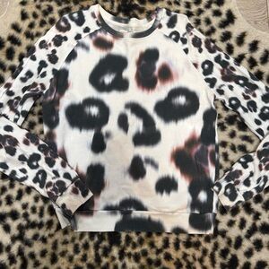 All Saints leopard sweatshirt